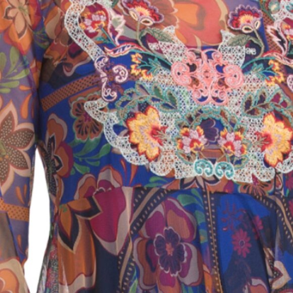 JOHN VARVATOS STAR Mazzy Handkerchief Dress - Picture 3 of 3